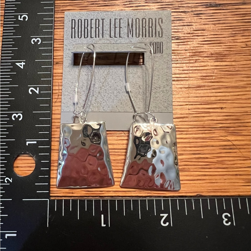Robert Lee Morris Silver Earrings - Picture 5 of 5